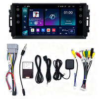 Radio Mobil Android 7" untuk Jeep Compass 2010-2016, Pemutar Multimedia Mobil, Wireless CarPlay, Auto Navi, Layar Sentuh Kapasitif IPS