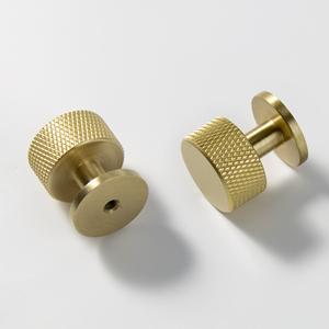 Solid Brass Knurl Knob Luxury Gold Black <strong>Copper</strong> Pull <strong>Handle</strong> for Dresser Kitchen Cabinet <strong>Cupboard</strong> Door Outdoor Furniture Hotel - Product Image 6