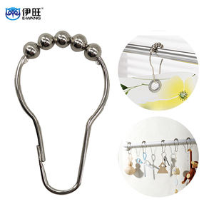 Ewang Strong Weight Capacity Rustproof Stainless Steel Bathroom <b>Curtain</b> <b>Hook</b> - Product Image 1