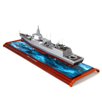 Modèle de destroyer de missiles guidés personnalisé 1:400 Telbo 055 modèle de navire de guerre