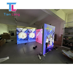 ที่กําหนดเอง 10x10ft 3x3m นิทรรศการโมดูลาร์อลูมิเนียมการออกแบบ SEG เรืองแสง LED backlit ผนังหลังบูธงานแสดงสินค้าแบบพกพา - Product Image 4