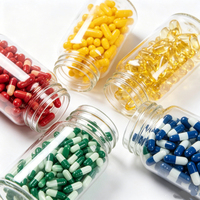 Cápsulas Vacías de Color Personalizado, Grado Farmacéutico, Gelatina HPMC, Tamaños 000 a 5, para Llenado de Suplementos