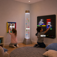 Miroir à bulles convexe à cadre souple pour l'apprentissage visuel, équipement sensoriel, miroir mural à bulles, miroirs interactifs en acrylique en forme de dôme pour enfants