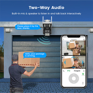 Slimme IP66 waterdichte 4MP PTZ beveiligingscamera met tweerichtingsaudio, bewegingsdetectie, tracking, nachtzicht en full colour CMOS-sensor - Product Image 5
