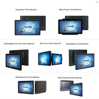 PC Panel Sentuh Industri Android Terintegrasi TouchWo, Open Frame All-in-One, Monitor Panel Sentuh Industri