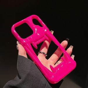 <span class=keywords><strong>Dent</strong></span> de <span class=keywords><strong>tigre</strong></span> crâne creux plissé dents de <span class=keywords><strong>tigre</strong></span> coque de téléphone pour iPhone 16-11Pro Max accessoires de téléphone pour samsung S25-s24 A05s A36 - Product Image 5