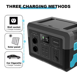 Estación de Energía Solar Portátil para el Hogar y Camping, 110v 220v, 5000w 3000w 2400w 1500w 600w 500w 300w - Product Image 3