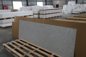 Vomako แผ่นอะคริลิคสีขาวบริสุทธิ์สำหรับตกแต่งบนเคาน์เตอร์ครัว - Product Image 6