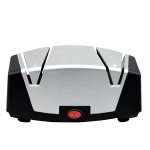 Aiguiseur de couteaux électrique, lames d'affûtage à deux étages revêtues de diamant, pour affûter les couteaux de cuisine, de <span class=keywords><strong>chef</strong></span>, à éplucher, de poche et en acier - Product Image 1