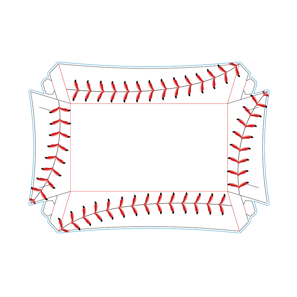 caja de papel de béisbol*12 unidades