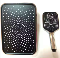 Nouvel ensemble de douche moderne en ABS avec douchette à effet pluie pour salles de bain d'hôtel