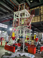 Machine de soufflement 3SJ-2500 de film de LDPE de HDPE à grande vitesse d'ABC 3 couches