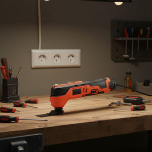 Herramienta Multiusos Oscilante Inalámbrica, Batería de 12V 2.0Ah, Rango de Velocidad de 6000-17500 OPM, Ángulo de 3.2°, Herramienta Eléctrica para Bricolaje con Cargador Incluido - Product Image 2