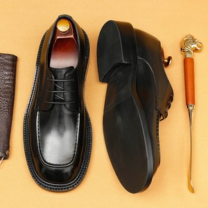 Zapatos Derby de Vestir Casuales para Hombre, de Cuero Genuino, con Cordones, Transpirables y Ligeros para Primavera/Verano, Más Vendidos - Product Image 3