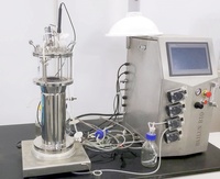 Biorreactor de Vidrio con Sistema de Levantamiento por Aire de Bailun, Diseño No Mecánico de Bajo Cizallamiento para Cultivo de Células de Mamíferos, Algas y Bacterias Fotosintéticas