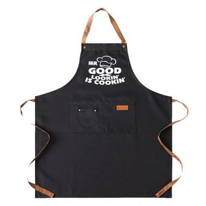 Delantal de Cocina sin Mangas con Logotipo Personalizado, Fácil de Usar, con Colgante para el Cuello, Elegante, de Poliéster, para Chef, Barbacoa, Catering, Camareros - Product Image 1