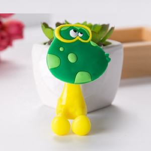 Portaspazzolino da Parete Personalizzato Ecologico in PVC Gomma per Bambini Carino Cartone Animato Portaspazzolino da Viaggio per Bambini Animale - Product Image 2