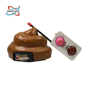 Samtoy Halloween Simulation Electric Funny RC Poo Speed Remote Control Joke Novelty Prank Toys for Kids Gift