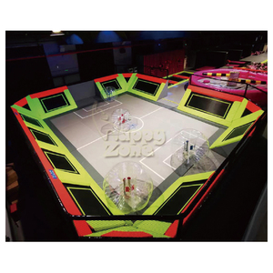 Parc de trampoline intérieur de style néon fluorescent populaire personnalisé en vente Ninja Warrior Course Amusement - Product Image 2