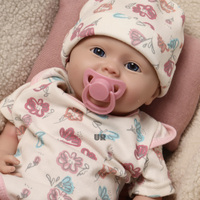 Sourire doux réaliste poupées Harper réaliste Silicone Reborn bébé 18 pouces nouveau-né fille pondérée comme un vrai bébé taille 3 + enfants jouet