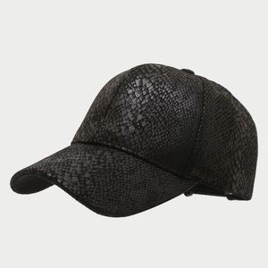 Gorra de Béisbol de Cuero PU Primavera-Verano 2025, Gorra de Moda Urbana para Hombre y Mujer con Diseño de Serpiente, Estilo Deportivo - Product Image 6