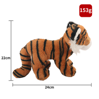 D KING Elektrisches Roboter-Tiger-Spielzeug mit Beweglichen Gliedmaßen, Sound, Interaktiv, Plüsch-Mechanischer Tiger-Roboter, PP-Baumwollfüllung, Umweltfreundlich