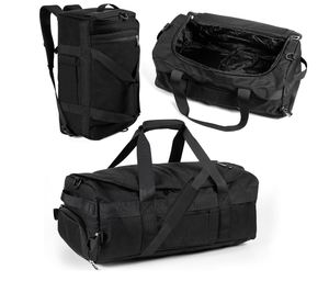 3-in-1 Duffle Bag Backpack with <b>Shoe</b> & Laptop Pocket, Cup <b>Holder</b>, Ventilated Gym & Travel Bag - Product Image 1