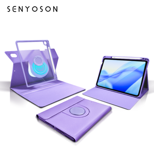 Funda Magnética Plegable en Y con Rotación de 720 Grados SYX para <span class=keywords><strong>iPad</strong></span> Pro de 2.ª/3.ª/4.ª <span class=keywords><strong>Generación</strong></span> de 11 Pulgadas con Ranura para Lápiz y Solapa - Product Image 2