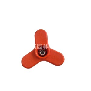อุปกรณ์เสริมเครื่องตัดหญ้าแบบใบมีดหมุน สีแดง ไนลอน หัวตัดสามใบมีด เกลียว M10X1.25 สำหรับอะไหล่เครื่องตัดหญ้า - Product Image 1