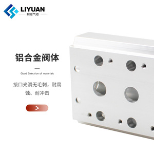 ฐานวาล์วโซลินอยด์ Liyuan รุ่น 200M แมนิโฟลด์ 2-20 ตำแหน่ง อะไหล่ระบบนิวเมติก - Product Image 3
