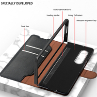 Étui de téléphone en cuir PU pour Samsung Galaxy S24 Ultra étui portefeuille à rabat avec support pliable porte-cartes