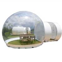 Tente gonflable de bulle de dôme transparent extérieur de chambre double de luxe pour des dates-Publicité Premium Inflatables