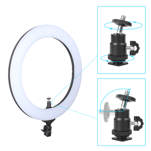 Kit Luce ad Anello LED Zomei da 18 Pollici con Treppiede, Luminosità Regolabile, Lampada LED ad Anello <span class=keywords><strong>per</strong></span> Videocamera e Trucco - Product Image 2