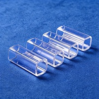 High Temperature Resistant Transparent Square Quartz Tube Custom Size Special-shaped Quartz Glass Tube