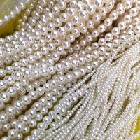 Perles ABS de marque, haute brillance, rondes, à trou droit et semi-perforées, non poreuses, accessoires pour la confection de bijoux, matériel DIY, anti-perles, vente en gros