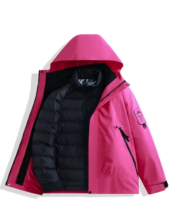 Unisex  dragon fruit red 3-in-1 down liner