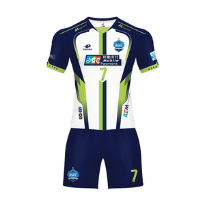 Cheap custom printing t shirt outfit teamwear sport black suit set football shirts soccer wear - Product Image 5