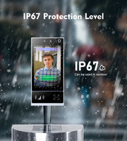 HFSecurity-cerradura de puerta de reconocimiento facial, Software de asistencia con Software, impermeable, IP67, Android 11, FR08