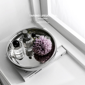 Plato de fruta de acero inoxidable 304 de estilo nórdico, modelo Simple, cesta de frutas para Casa Alemana, plato de joyería de Metal clásico, decoraciones - Product Image 6