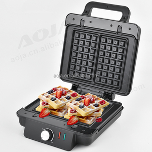 AOJA-Crêpière électrique 3 en 1 à chauffage rapide, poignée tactile, presse-gril, gaufrier, petit-déjeuner - Product Image 4