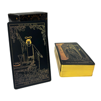 Usine d'impression YHD, conception de logo personnalisée, impression de cartes de tarot, feuille d'or, papier noir, jeu de cartes d'oracle, cartes de tarot, cartes d'oracle