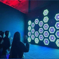 Jeu de lancer interactif en PVC pour parc d'aventure, sport d'équipe en intérieur, défi de réaction, lancer actif, amusement