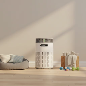 Purificateur d'air intelligent pour animaux de compagnie avec filtre HEPA H13, éliminateur d'odeurs de poils de chat et de chien, nettoyeur domestique, adapté aux animaux, faible bruit, contrôle par application, vente en gros - Product Image 1