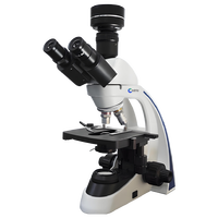 Wholesale Price Trinocular Biological Microscope Lab Microscopio with 5-megapixel Camera 4X, 10X, 40X 100X (spring, Oil)