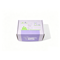 Boîte d'expédition en carton ondulé biodégradable avec logo personnalisé, boîte cadeau en carton durable, pliable, universelle, pour les articles du quotidien