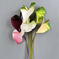Hochwertige Calla-Lilie mit Echtgefühl, 59cm Künstliche PVC-Calla-Lilie für Festival-, Hotel- und Hochzeitsdekoration