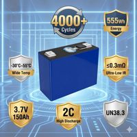 Cellule de batterie prismatique au lithium-ion ternaire NMC CATL 3,7 V 150 Ah, 4000 cycles, décharge 2C, pour véhicules électriques, chariots élévateurs, AGV, systèmes solaires, ESS, UPS