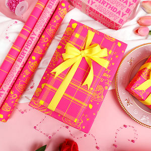 80g Papier d'emballage à gâteau brillant Décoration d'anniversaire sans danger pour les aliments - Product Image 3