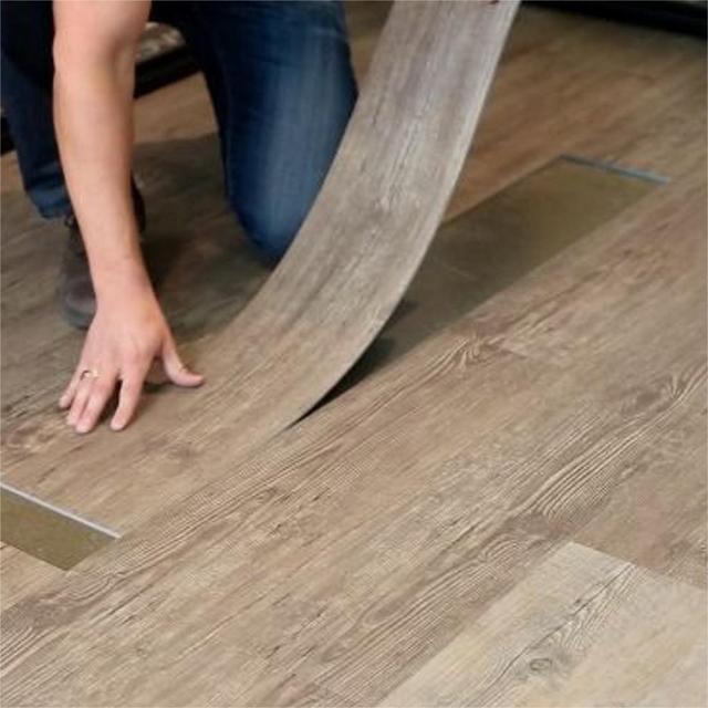 Waterproof Wood Grain Loose Lay LVT Flooring Plastic Laminated Vinyl Tiles LVP PVC Luxury Vinyl Flooring Plank