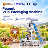 Machine d'emballage automatique multifonctionnelle verticale pour cacahuètes 200g 500g